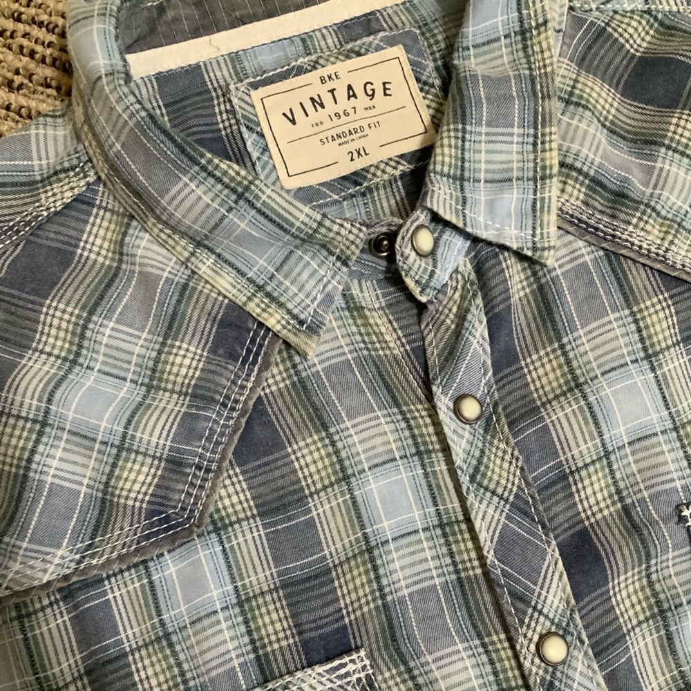 BKE Vintage Snap Up Shirt